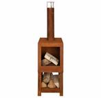 Buitenkachel met Houtopslag - Fancy Flames, Ophalen, Nieuw