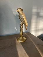 Gouden Decoratie Beeldje - Papegaai, Huis en Inrichting, Ophalen, Zo goed als nieuw