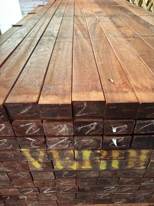 Hardhout regel 45 x 70 x 2000 mm, Tuin en Terras, Palen, Balken en Planken, Nieuw, Balken, 180 tot 250 cm, Hardhout, Ophalen
