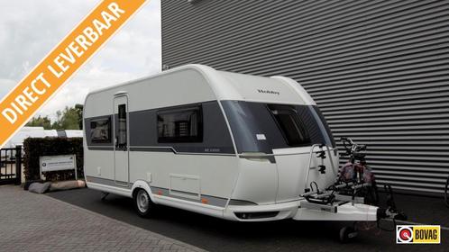 Hobby De Luxe 460 UFE Unico Verona luifel, Caravans en Kamperen, Caravans, Bedrijf, tot en met 4, 1000 - 1250 kg, Rondzit, Hobby