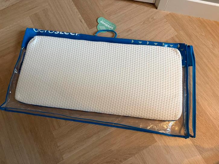 Aerosleep Evolution Wieg Matras + Topper 90x40cm, Huis en Inrichting, Slaapkamer | Matrassen en Bedbodems, Zo goed als nieuw, Matras