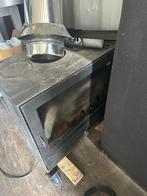 Inbouw houtkachel + omlijsting, Huis en Inrichting, Kachels, Ophalen, Gebruikt, Houtkachel, Inbouw