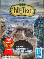 Metro Bordspel - Dirk Henn - Queen Games, Gebruikt, Drie of vier spelers, Reisspel, Ophalen