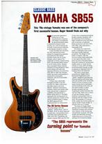 Yamaha SB-55 vintage bass, Muziek en Instrumenten, Snaarinstrumenten | Gitaren | Bas, Gebruikt, Ophalen, Elektrisch