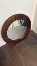 Large Swedish Modern Oval Mirror, ., Ophalen of Verzenden, Zo goed als nieuw, .