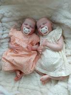 Reborn tweeling zusjes   👶🎀👶  samen, Verzamelen, Poppen, Ophalen of Verzenden, Zo goed als nieuw, Pop