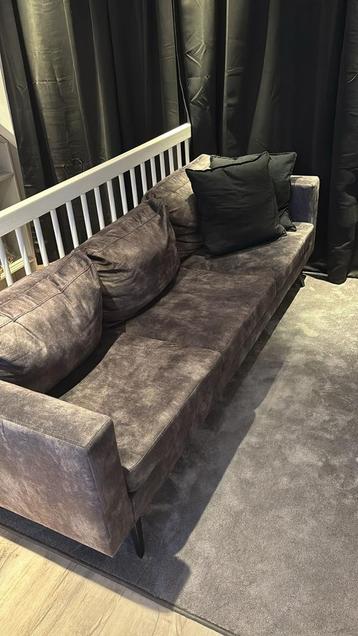 Mooie grijze 3-zits bank