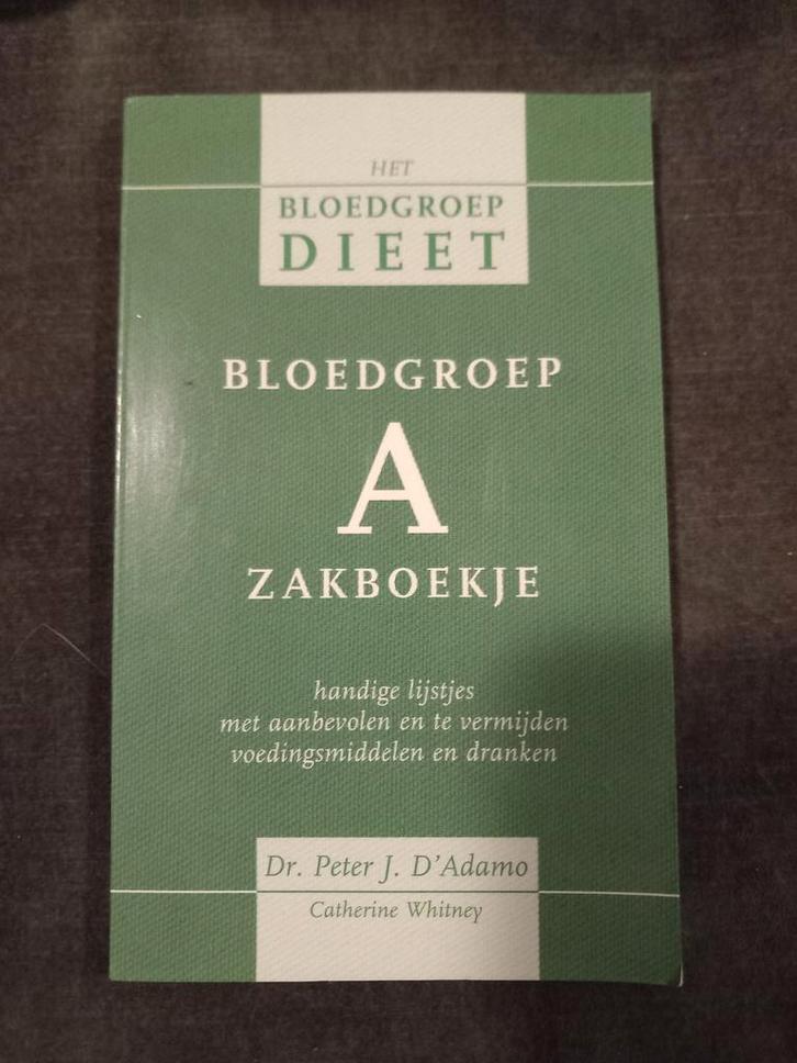 C. Whitney - Bloedgroep A zakboekje, Boeken, Gezondheid, Dieet en Voeding, Zo goed als nieuw, Ophalen of Verzenden