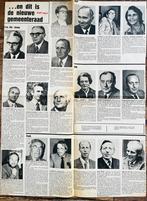 5 artikelen kieslijst gemeenteraadsverk. 1974 1978 Emmeloord, Verzamelen, Ophalen of Verzenden, 1960 tot 1980, Tijdschrift