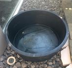 grote stevige vijver bak 90cm 150 L met deksel kunsstof, Ophalen of Verzenden, Zo goed als nieuw