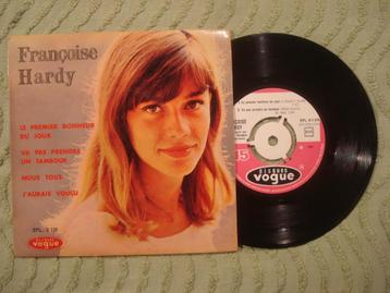 Francoise Hardy 7" Vinyl EP: Le premier Bonheur du jour (Fr) beschikbaar voor biedingen