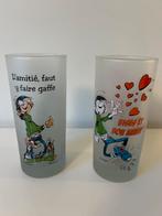 2 Gaston Lagaffe Glazen - Franquin, Ophalen, Zo goed als nieuw