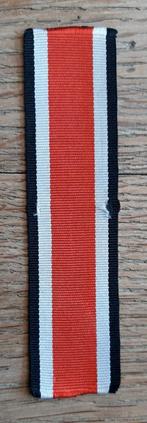 Duits Lintje IJzeren Kruis 2e Klasse 1939 WW2, Verzamelen, Ophalen of Verzenden, Duitsland, Lintje, Medaille of Wings