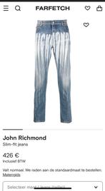 John Richmond - nieuwe!, Kleding | Heren, Spijkerbroeken en Jeans, Nieuw, Blauw, John Richmond, Ophalen of Verzenden