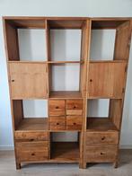 Mooie teakhouten kast (2 delen), Ophalen, Gebruikt, 25 tot 50 cm, Minder dan 150 cm