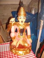 Houten beeld 52 cm hoog, Antiek en Kunst, Ophalen