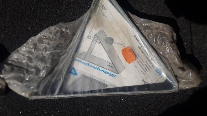 Deuropvang beugel, Doe-het-zelf en Verbouw, IJzerwaren en Bevestigingsmiddelen, Nieuw, Overige typen, 50 tot 100 mm, Rvs, Ophalen of Verzenden