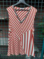 Paprika top 48 nieuw oranje/creme, Kleding | Dames, Grote Maten, Ophalen of Verzenden, Nieuw, Oranje, Shirt of Top