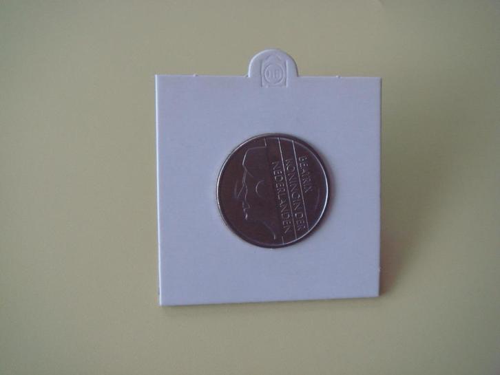 Munt één gulden uit 1999 met afbeelding van Beatrix, Postzegels en Munten, Munten | Nederland, Koningin Beatrix, Ophalen of Verzenden