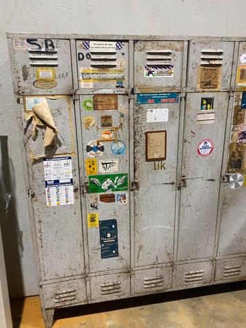Vintage industriële lockerkast - xxl beschikbaar voor biedingen
