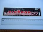 sticker PINKPOP 85 muziek pop festival geleen retro pink, Verzenden, Zo goed als nieuw