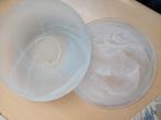 schaal glas glazenschaal deksel bonbonsschcaal fruitschaal, Huis en Inrichting, Woonaccessoires | Schalen en Manden, Schaal, Rond