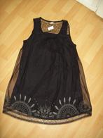 NIEUW! Ibiza boho zwarte mesh jurk van MS Mode maat M, Nieuw, Maat 38/40 (M), MS Mode, Zwart