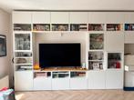 Witte Besta TV Meubel Combinatie, Ophalen, Kunststof, Gebruikt, 200 cm of meer