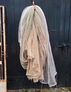 Oud Vintage Visnet Creme Groen L, Gebruikt, G, G, Ophalen of Verzenden