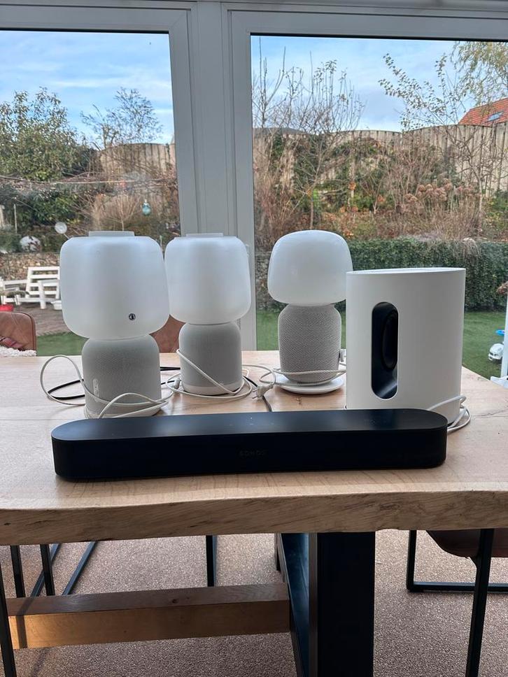 Sonos set te koop, Audio, Tv en Foto, Soundbars, Gebruikt, Met externe subwoofer, Ophalen