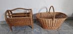 2x Mooie Nette Rotan Artikelen, Verzenden, Zo goed als nieuw, Rond, Riet