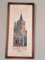 Antieke Litho P.Vetter, ned. herv kerk Ginniken, Ophalen of Verzenden