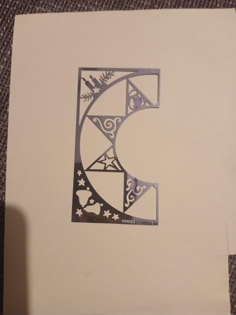 Sizzix Mal HM003 - Kerstthema, Hobby en Vrije tijd, Scrapbooking, Ophalen of Verzenden, Zo goed als nieuw, Frame of Mal, Sizzix