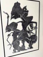 Mooi Tweekleurig batik doek uit Indonesië, Ophalen of Verzenden