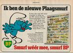 retro reclame 1977 BP tankstation smurfen Plaagsmurf, Verzamelen, Verzenden, Overige typen