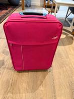 Trolley koffer roze, Ophalen, Zo goed als nieuw, Hard kunststof, Minder dan 50 cm