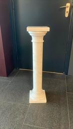 Marmer zuil bianco cararra, Ophalen of Verzenden, Zo goed als nieuw