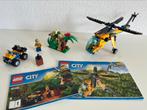Lego set helicopter jungle 60158 compleet met boekjes, Ophalen of Verzenden, Zo goed als nieuw