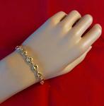 Sale !!!  Doublé Schakelarmband 20cm - Kado Tip!, Ophalen of Verzenden, Nieuw, Goud, Goud