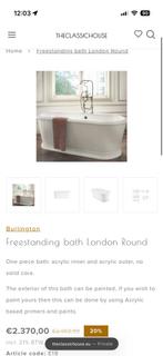 London Round Tub Burlington, Overige typen, Ophalen of Verzenden, Zo goed als nieuw, Minder dan 100 cm