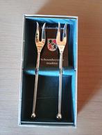 zilverstad cocktailvorkjes, Ophalen of Verzenden, Nieuw, Zilver, Bestekset