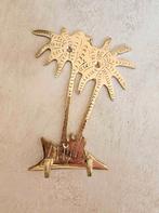 Messing wandhaak palmbomen uit Marokko, Wandkapstok, Ophalen of Verzenden, Tropical Home, Minder dan 100 cm
