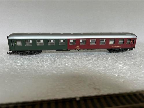 Rivarossi 2921 H0 Personen- (2e kl.)DSG buffetrijtuig van DB, Hobby en Vrije tijd, Modeltreinen | H0, Zo goed als nieuw, Wagon