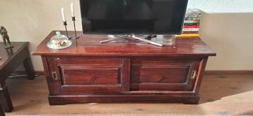 TV Meubel met Schuifdeuren & Plank - 150x50x58cm beschikbaar voor biedingen