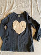 ZWART HEART LONGSLEEVES, MAAT: 92, Kinderen en Baby's, Nieuw, Meisje, Ophalen of Verzenden, Shirt of Longsleeve