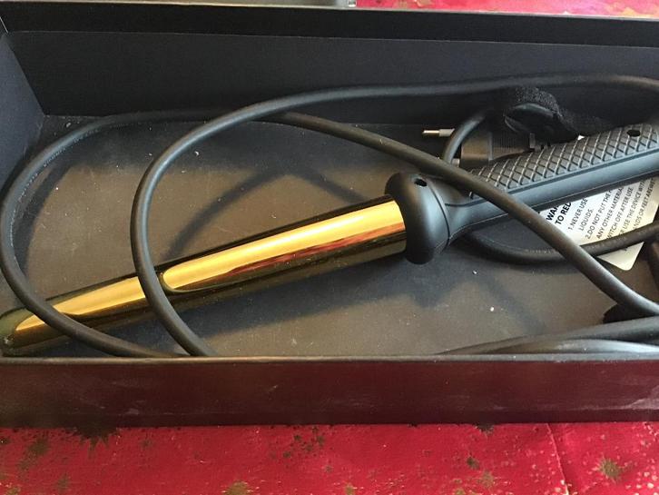 Krultang / Gold curler, Sieraden, Tassen en Uiterlijk, Uiterlijk | Haarverzorging, Zo goed als nieuw, Krultang of Stijltang, Ophalen of Verzenden