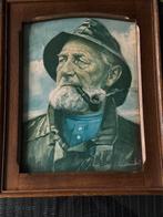 Vissersman met pijp, Antiek en Kunst, Kunst | Schilderijen | Klassiek, Ophalen of Verzenden