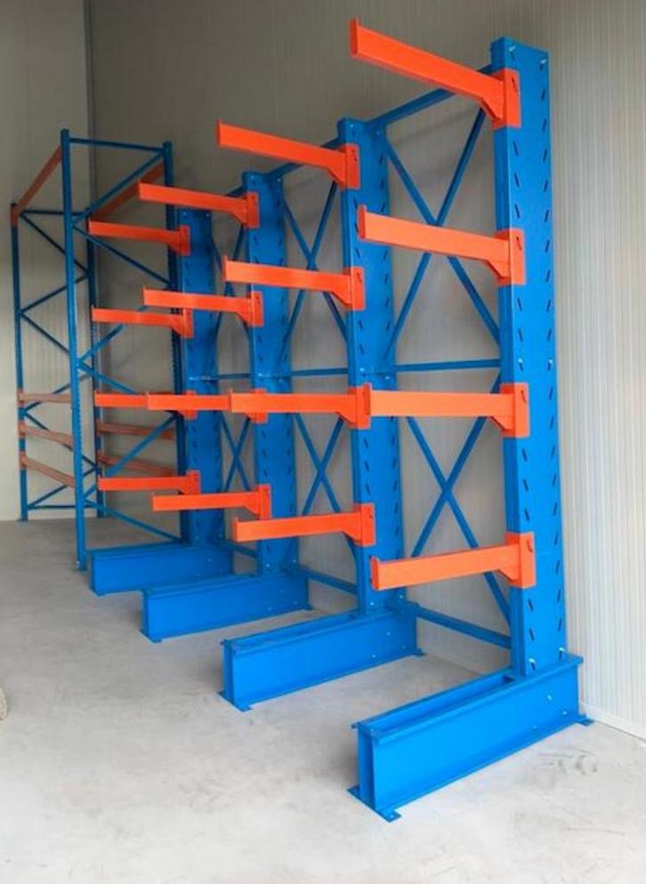 Voordeelset enkelzijdige draagarmstelling 220/320cm hoog, Zakelijke goederen, Kantoor en Winkelinrichting | Magazijn, Stelling en Opslag