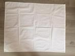 Wieglaken/ Kinderwagenlaken in Effen Wit 100x80 cm, Ophalen of Verzenden, Zo goed als nieuw, 85 tot 100 cm, Deken