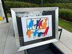Herman Brood - De baan zoeken - Gekleurde litho 25/100, Antiek en Kunst, Kunst | Schilderijen | Modern, Ophalen of Verzenden